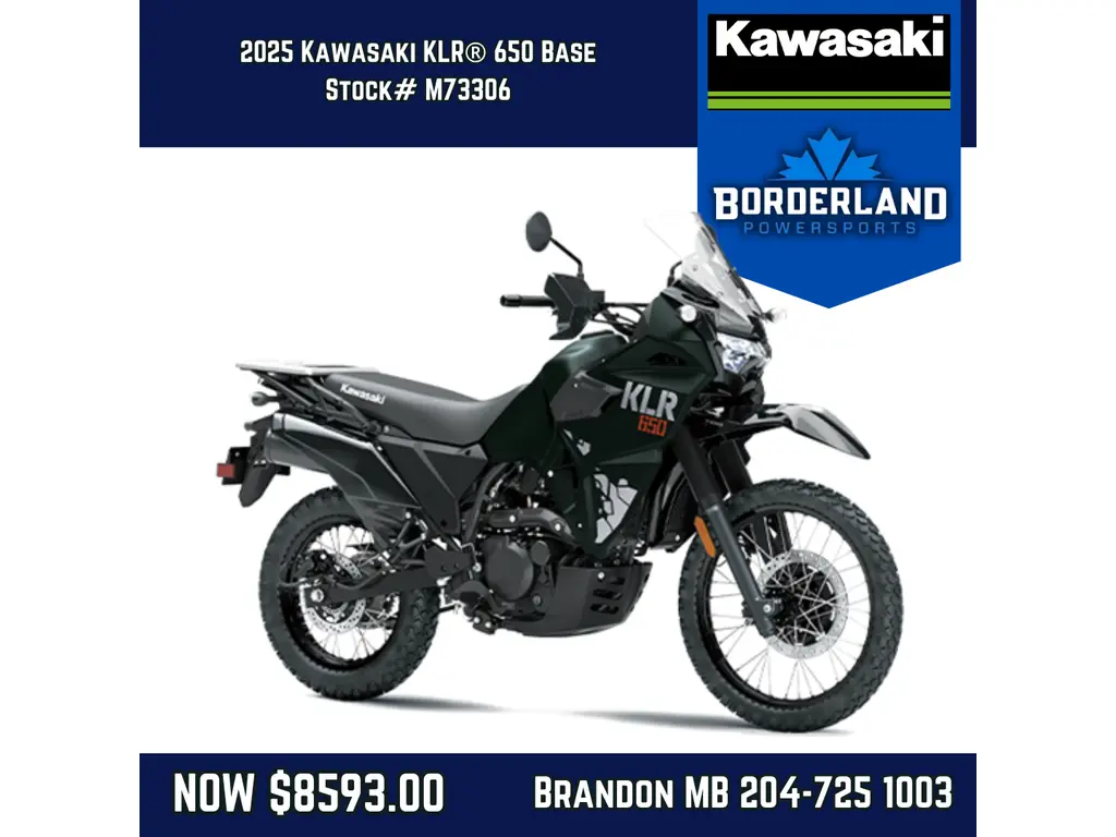 2025 Kawasaki KLR® 650 Base-Non-ABS 