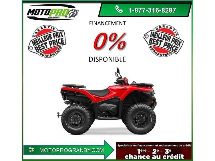 2026 CFMOTO CForce 500 CFORCE500 EPS FINANCEMENT 0%