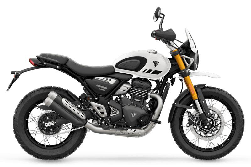2026 Triumph SCRAMBLER 400 XC - VANILLA WHITE