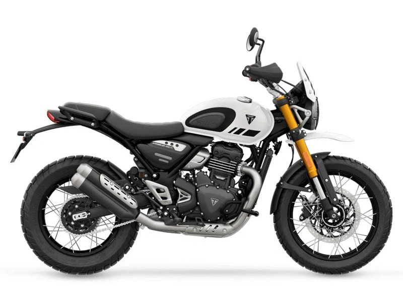 2026 Triumph Scrambler 400 Xc - Vanilla White alt
