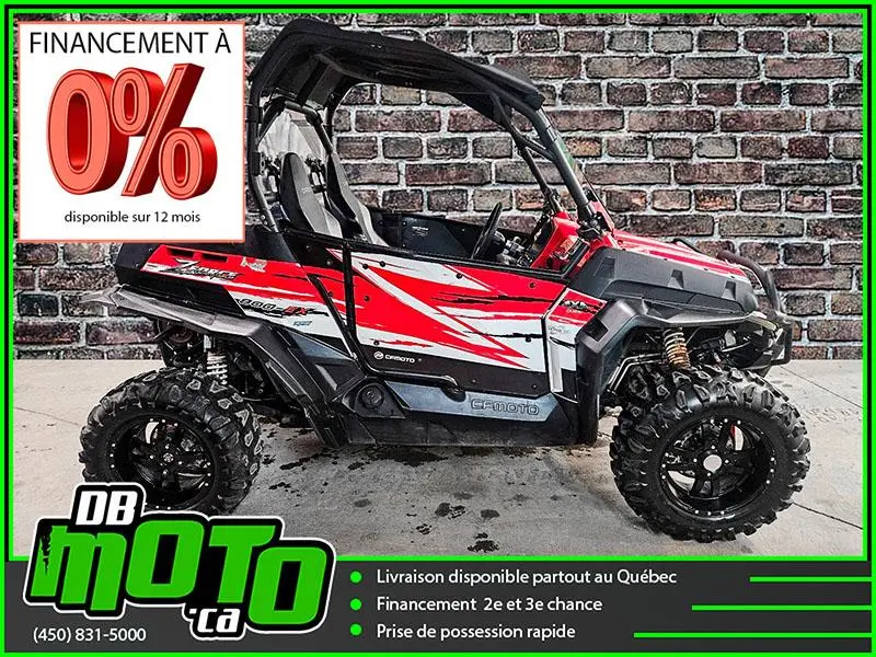CFMOTO ZFORCE 800 EX EPS 2015 - ** 0% D'INTÉRÊT DISPONIBLE **