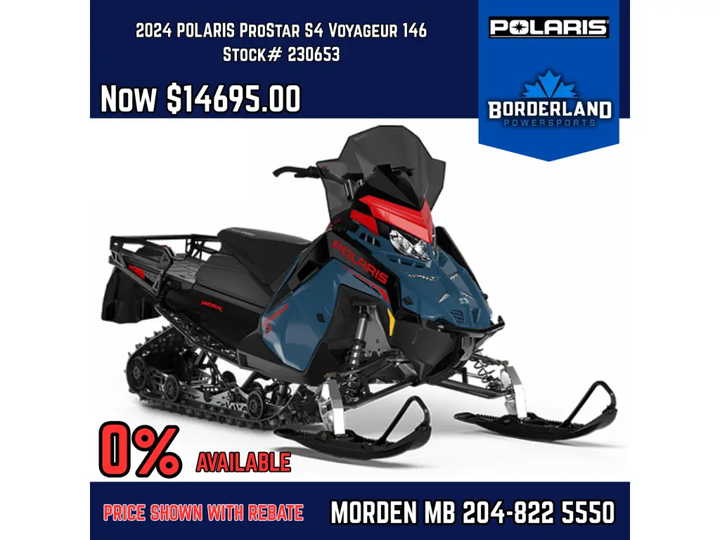 2024 Polaris ProStar S4 Voyageur 146 