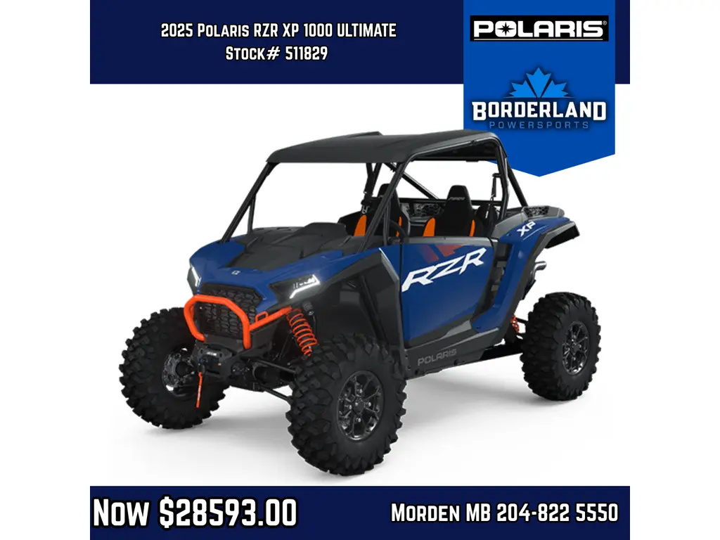 2025 Polaris RZR XP 1000 ULTIMATE - POLARIS BLUE Ultimate 