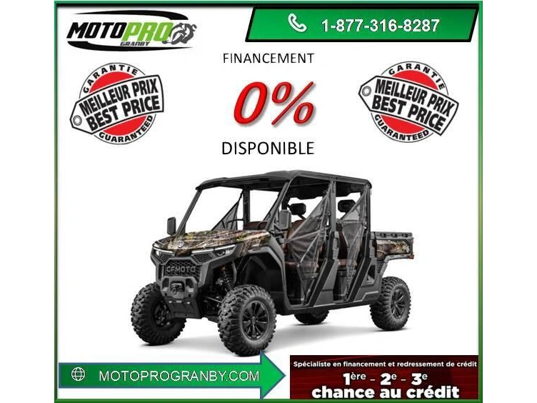 2026 Cfmoto Uforce U10 Pro Xl Uforce1000 U10 Pro Xl 6 Passagers 3 Cylindres Camo alt