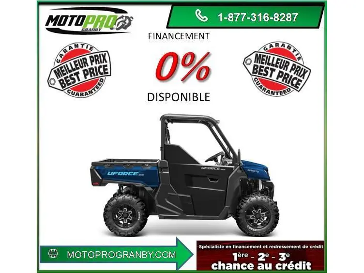2026 CFMOTO UForce 1000 uforce1000 uforce 1000 eps vrai 3 places