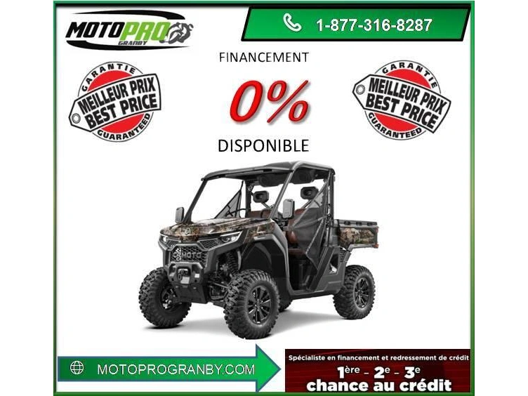 Cfmoto Uforce U10 Pro Uforce1000 U10 Pro Uforce 1000 3 Cylindres Camo 2026 alt