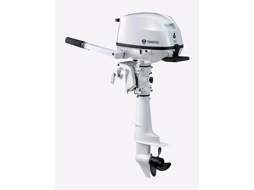 2026 Tohatsu Mfs6dwds 6hp 15" White Tiller alt