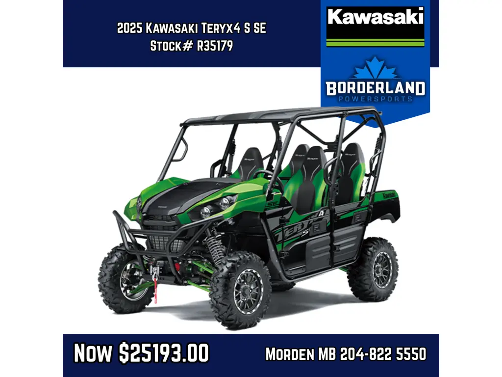 2025 Kawasaki Teryx4 S SE