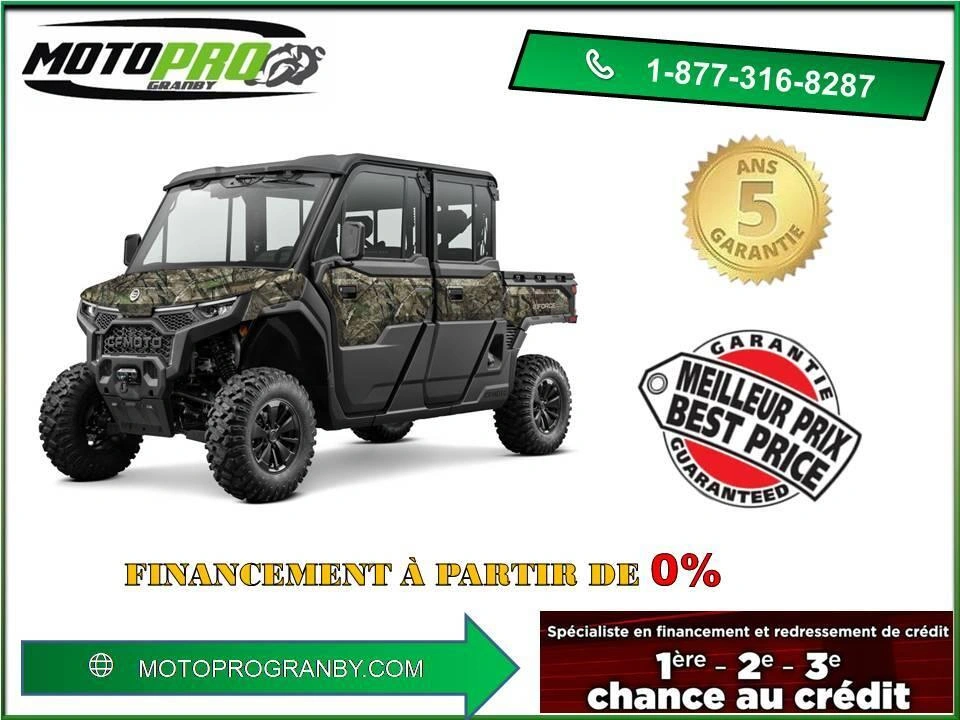 2025 Cfmoto Uforce U10 Pro Xl Uforce U10 Xl U10xl 6 Place 1000 Pro Highland Camo alt