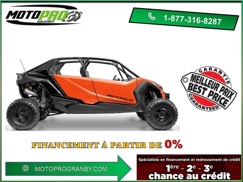 2026 CFMOTO ZFORCE Z10 Z10 4 PLACES Z10-4 ZFORCE TURBO COTE A COTE