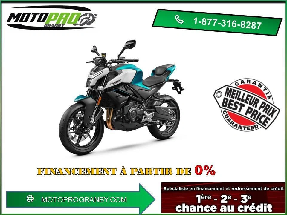 2025 Cfmoto 450nk 450nk 450 Nk Naked Bike Z Zr Financement 0% alt