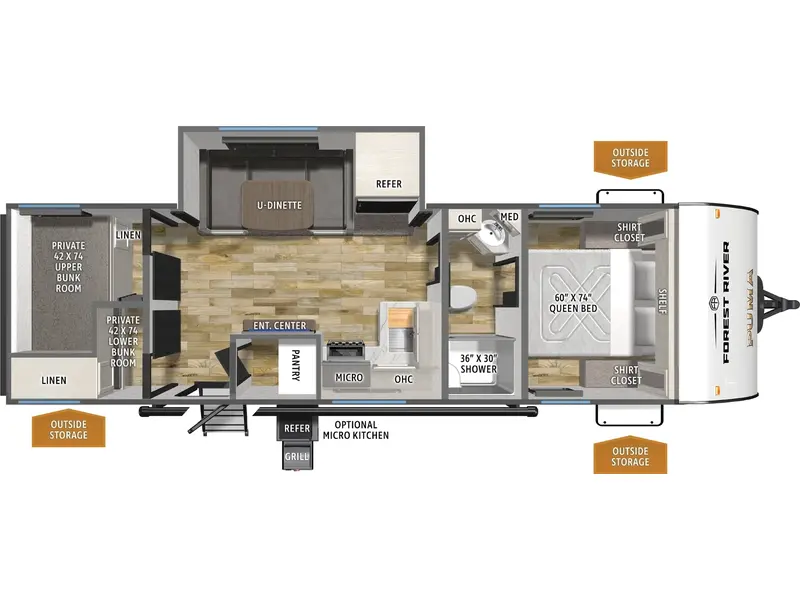 2026 Forest River PUMA CAMPING EDITION 263BHCE