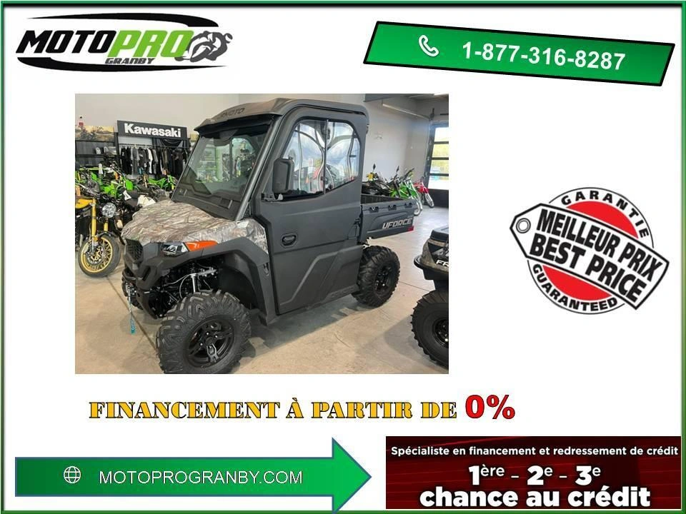 2025 Cfmoto Uforce 600 Eps Lx Uforce600 Uforce 600 Camo Eps Cabine Fermé alt