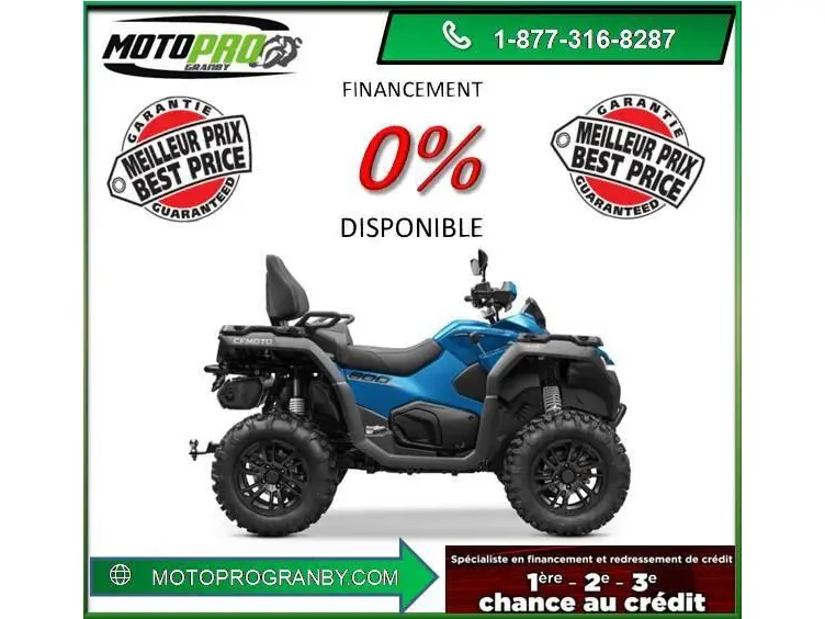 2026 CFMOTO CFORCE 800 Touring CFORCE800  TOURING VRAI 2 PLACES CFORCE 800