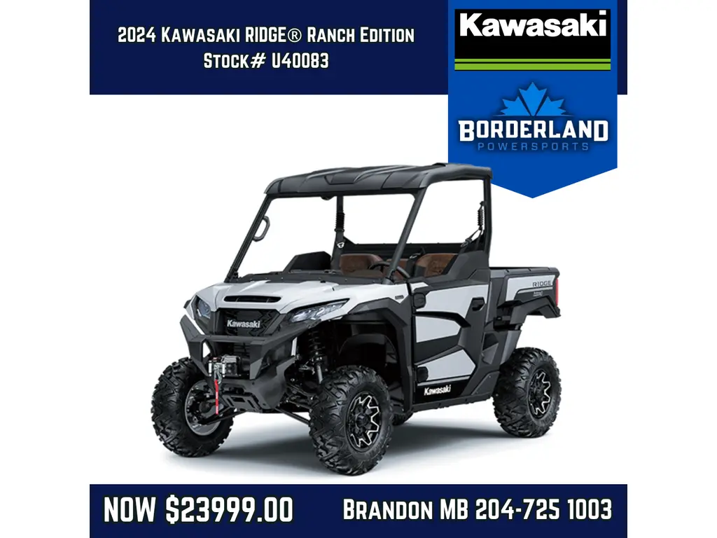 2024 Kawasaki RIDGE® Ranch Edition 