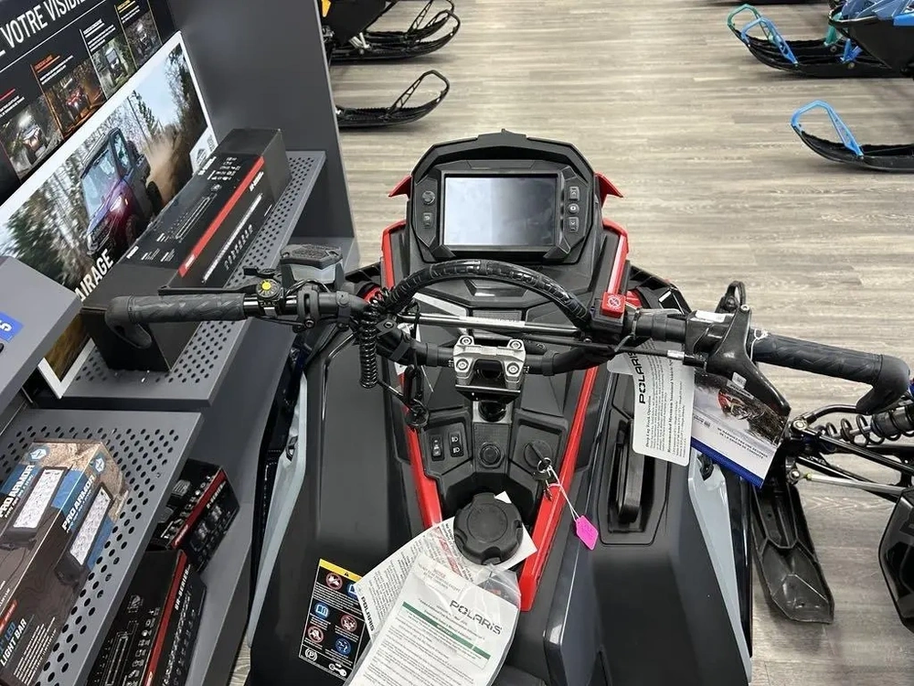 Polaris Rmk Khaos 850 155 Storm Gray / Indy Red 2025 alt