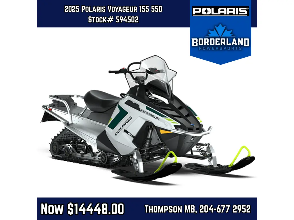 2025 Polaris Voyageur® 155 550 - White