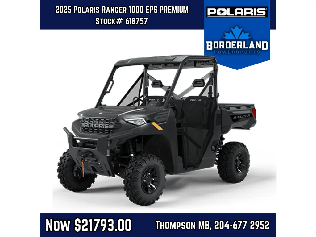 2025 Polaris Ranger® 1000 EPS - GRANITE GREY 