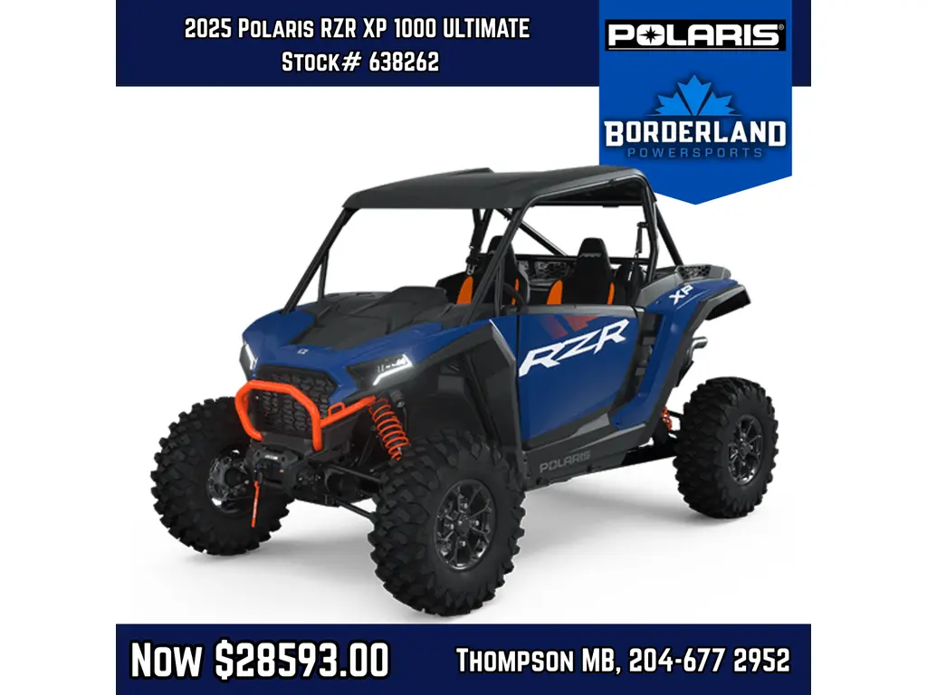 2025 Polaris RZR XP 1000 ULTIMATE - POLARIS BLUE 