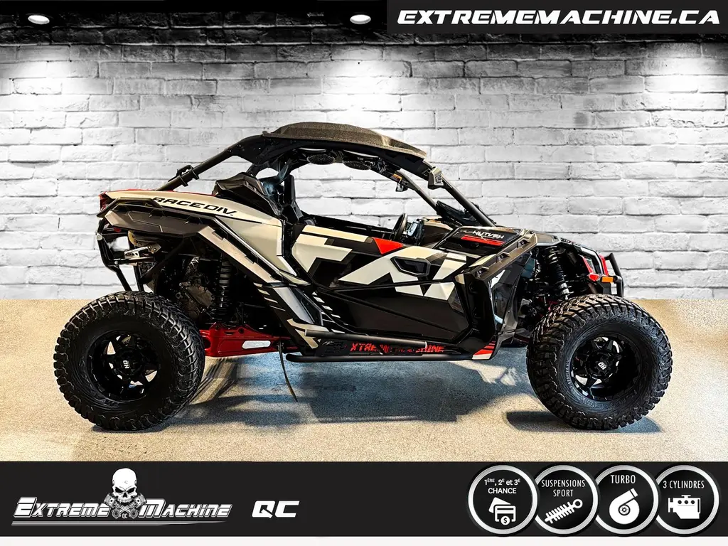 Can-Am MAVERICK X3 X DS TURBO RR DPS 2021 - IMPECCABLE & BCP D'ACCESSOIRES!!!