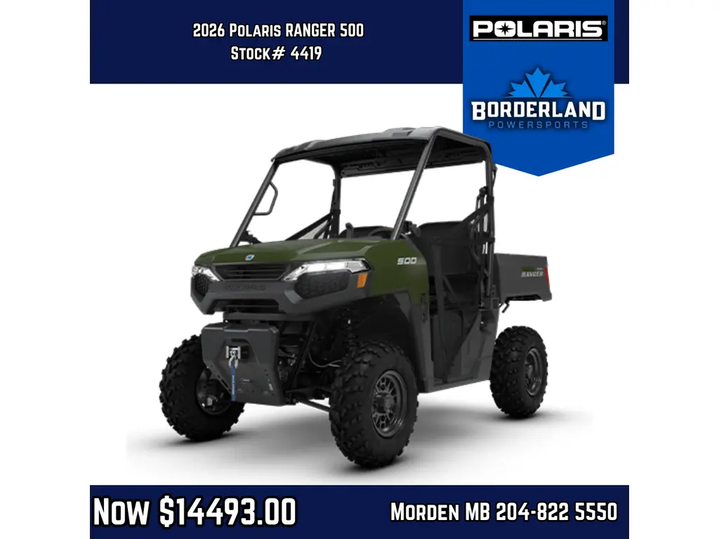2026 Polaris RGR-26,500 SAGE GREEN Base