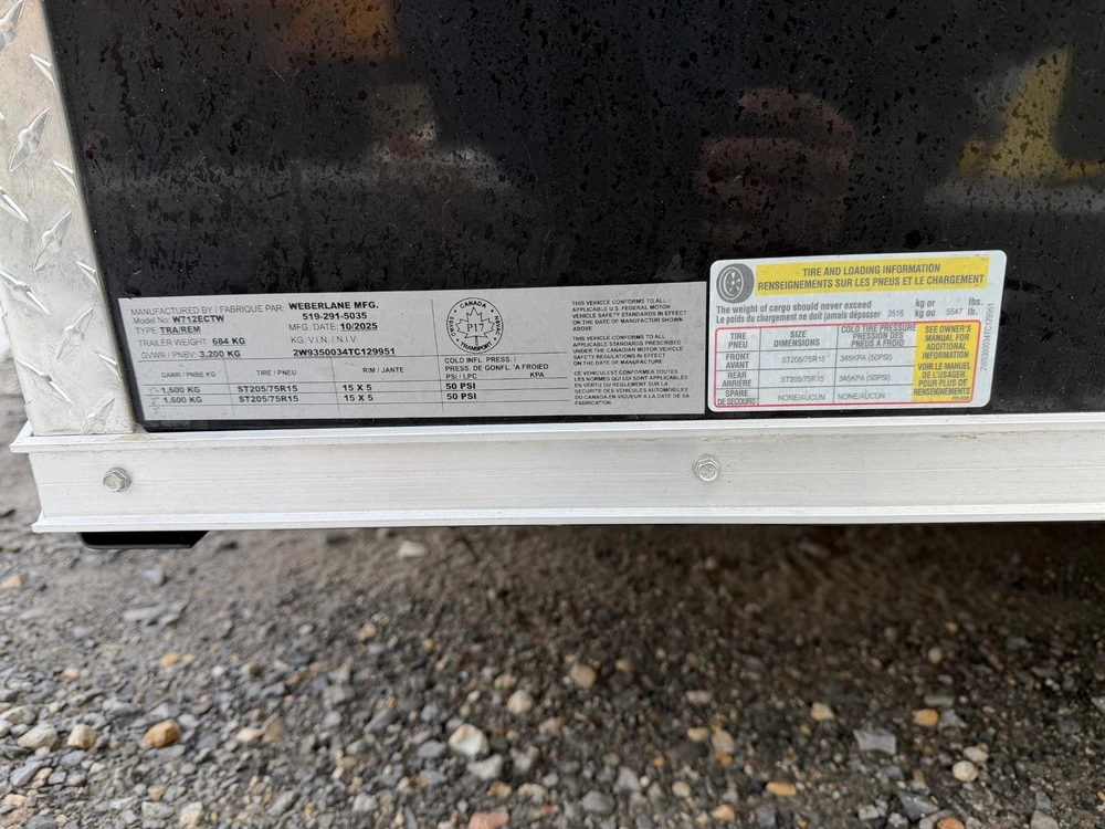 Weberlane Weberlane 7x12+6'' Ta 2 Portes 2026 alt