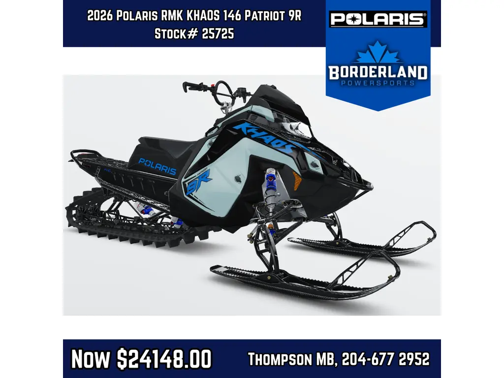 2026 Polaris SNO-26 9R RMK KHAOS 146 Patriot 9R