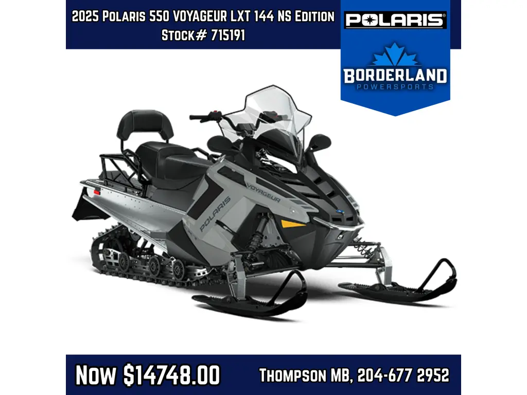 2025 Polaris 550 VOYAGEUR LXT 144 NORTHSTAR EDITION 