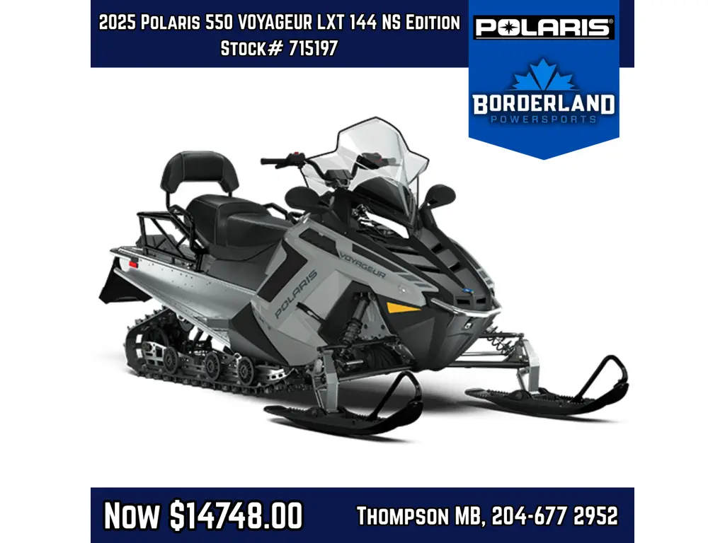 2025 Polaris 550 VOYAGEUR LXT 144 NORTHSTAR EDITION 