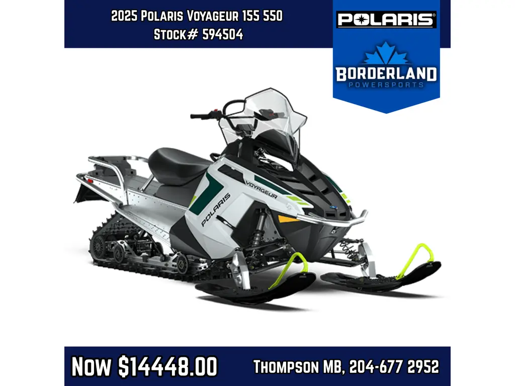 2025 Polaris Voyageur® 155 550 - White