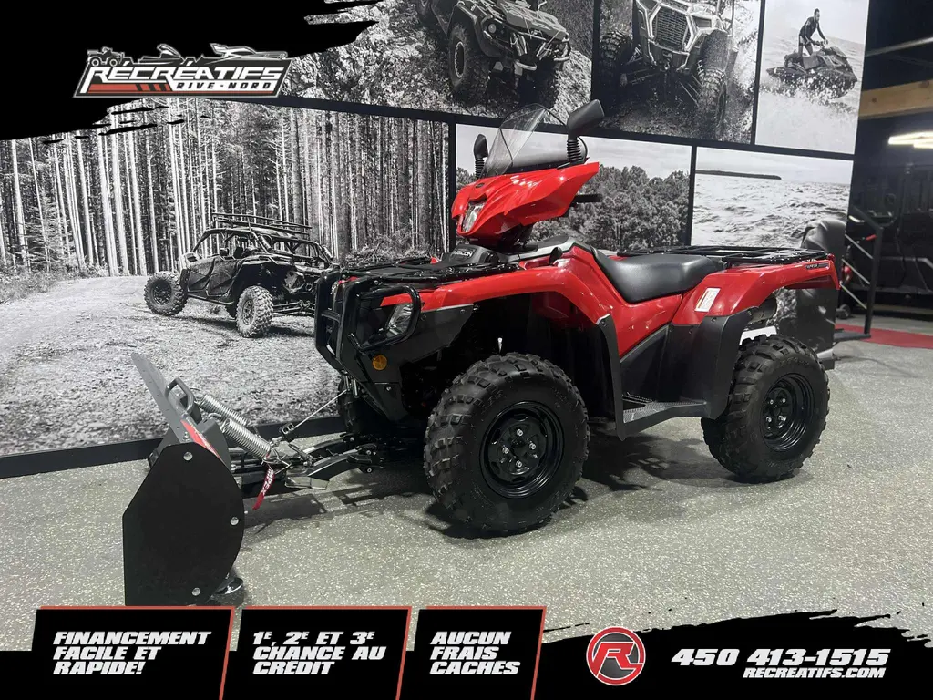 Honda FOREMAN RUBICON 520 DCT IRS EPS 2025 - **PELLE INCLUSE!!**