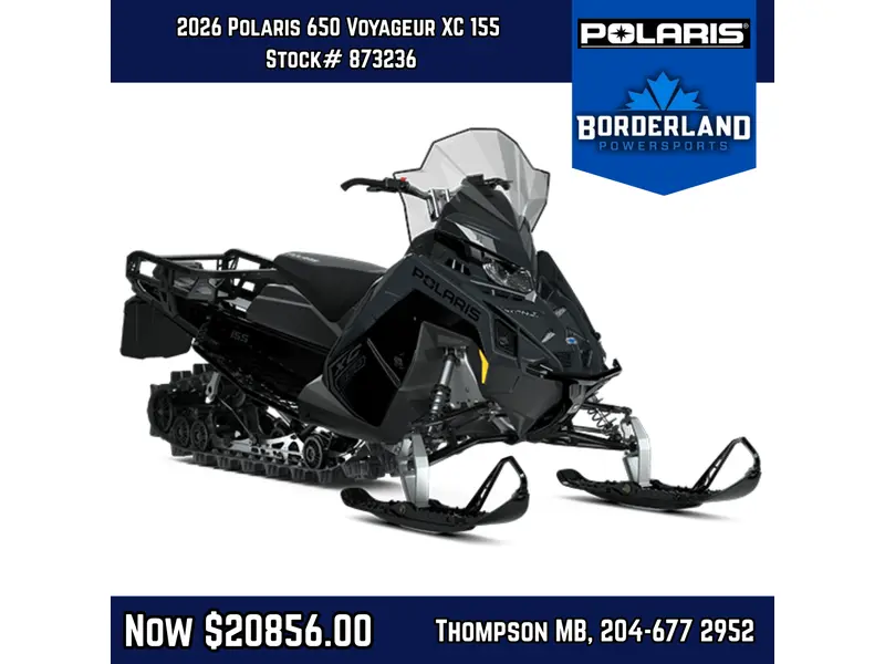 2026 Polaris 650 Voyageur XC 155