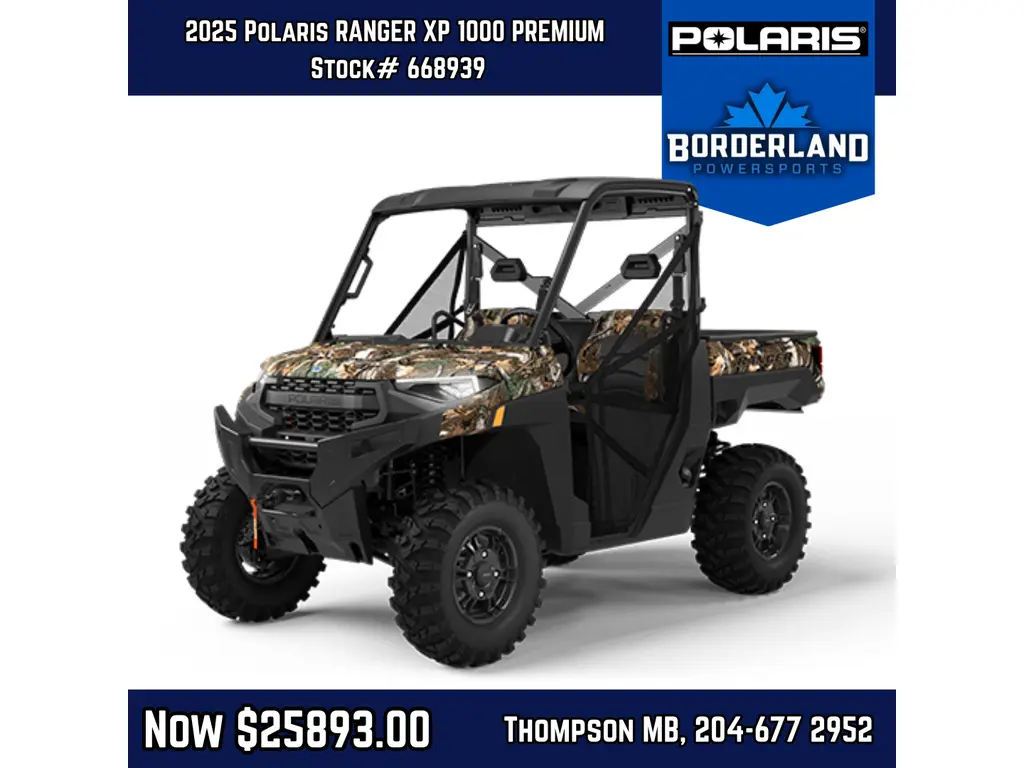 2025 Polaris RANGER XP 1000 PREMIUM