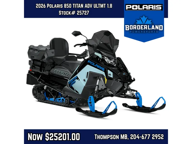 2026 Polaris SNO-26 850 TITAN ADV ULTMT 1.8
