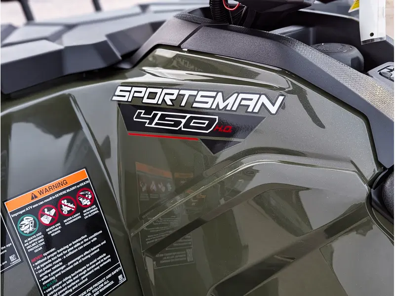 2026 Polaris Sportsman 450 H.O. // Sage Green thumbnail 14