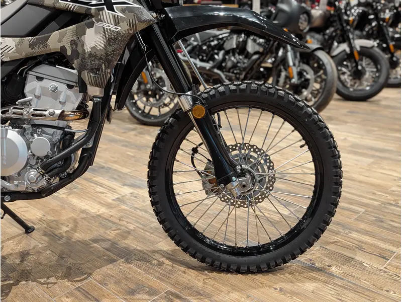 2026 Kawasaki KLX300 // Cypher Camo Beige/Ebony thumbnail 4