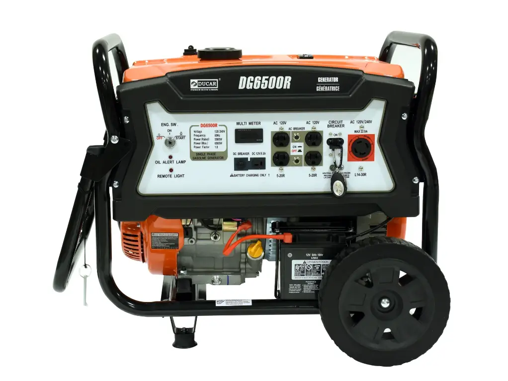 2025 Ducar DU Generator, 6500w w/ Remote 