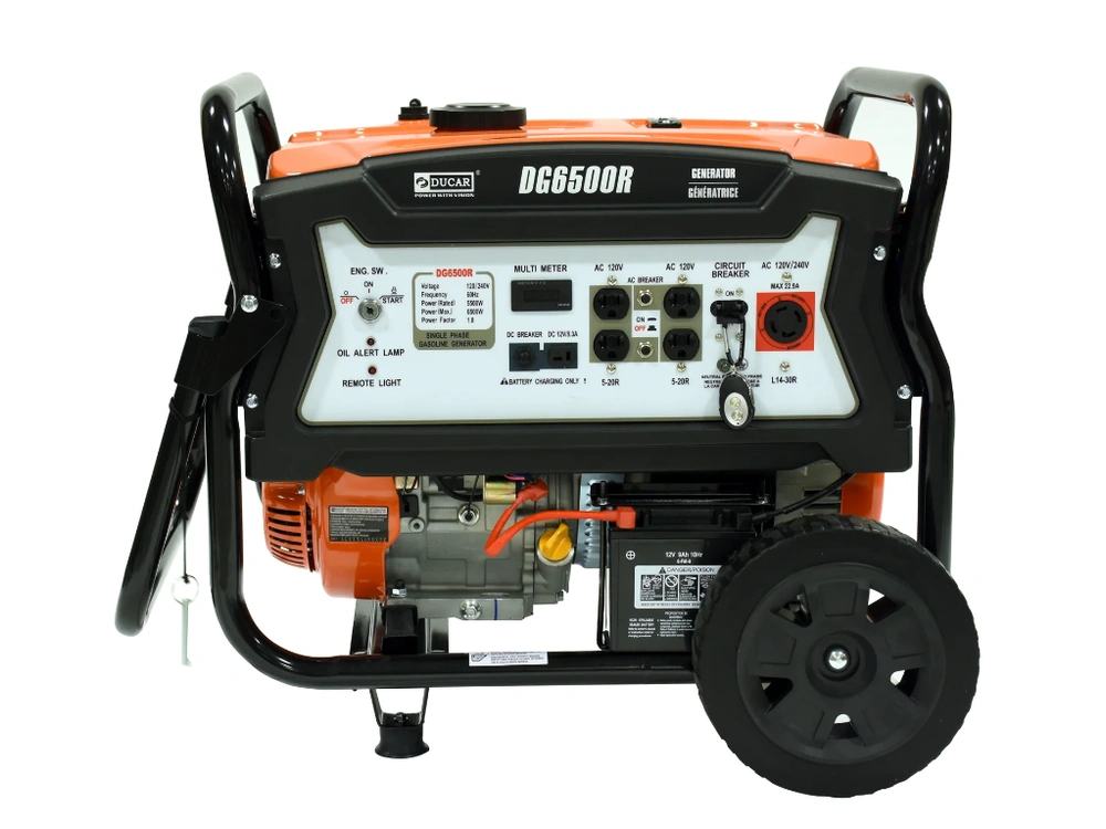 2025 Ducar Du Generator, 6500w W/ Remote alt