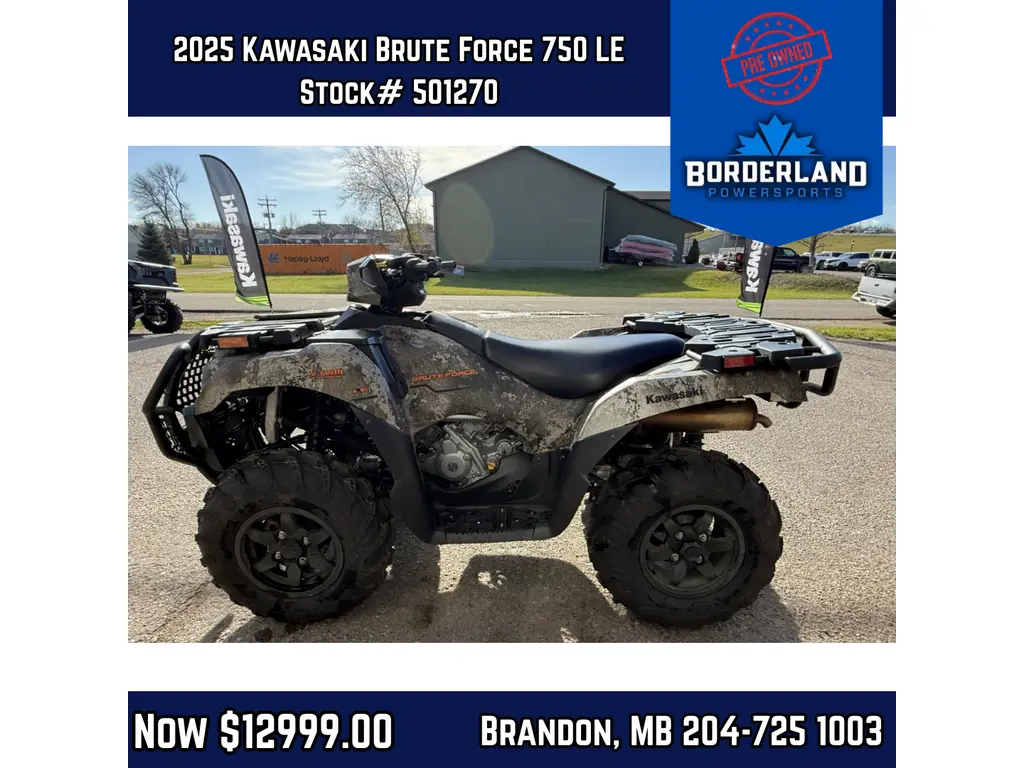 2025 Kawasaki Brute Force® 750 LE EPS Camo