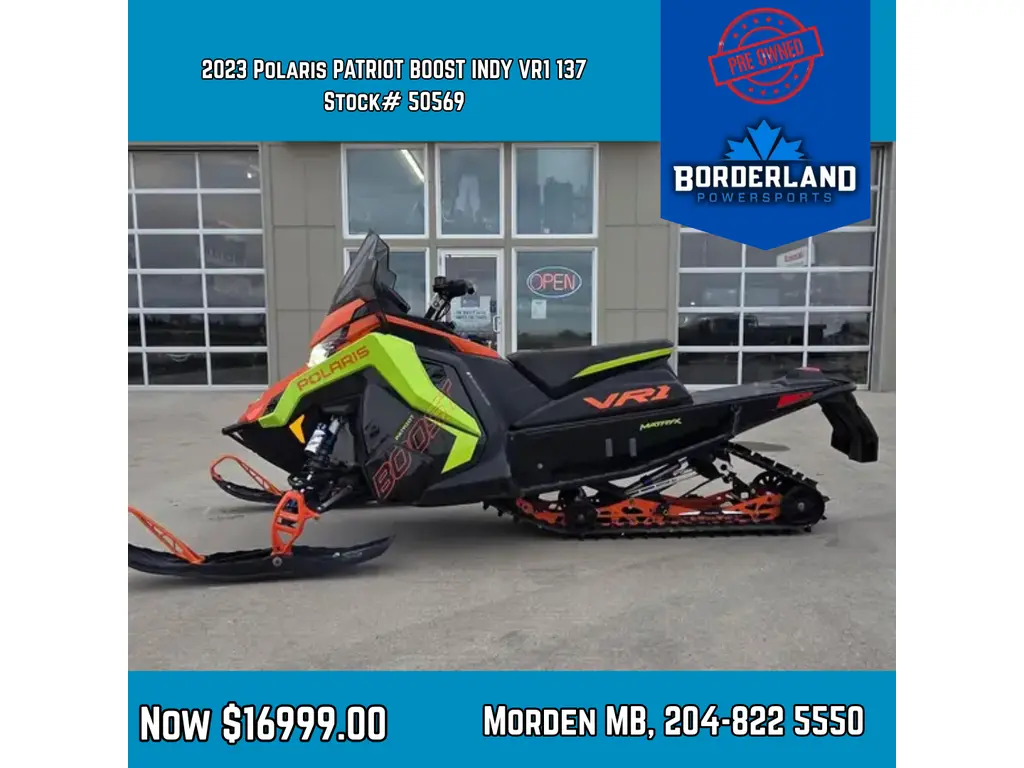 2023 Polaris PATRIOT BOOST INDY VR1 137 Patriot Boost