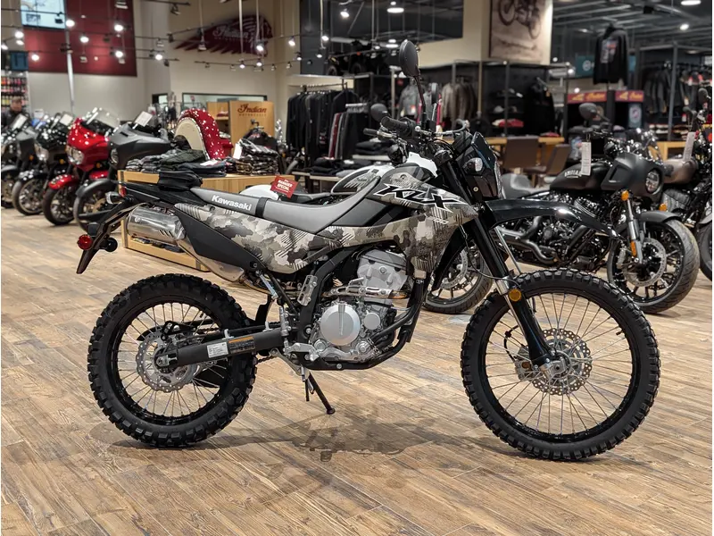 2026 Kawasaki KLX300 // Cypher Camo Beige/Ebony thumbnail 2