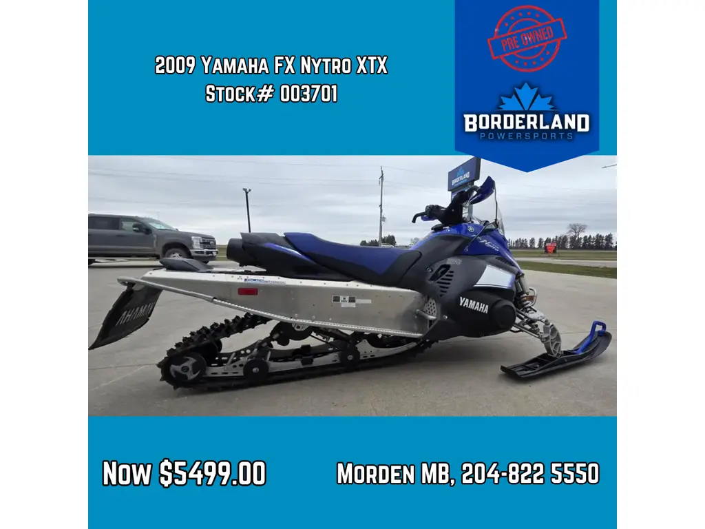2009 Yamaha FX Nytro XTX