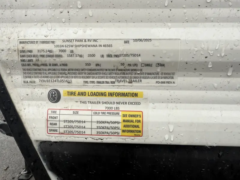 2026 Sunset Park RV Sunlite Limited 21DB