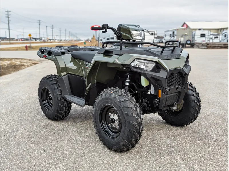 2026 Polaris Sportsman 450 H.O. // Sage Green thumbnail 3