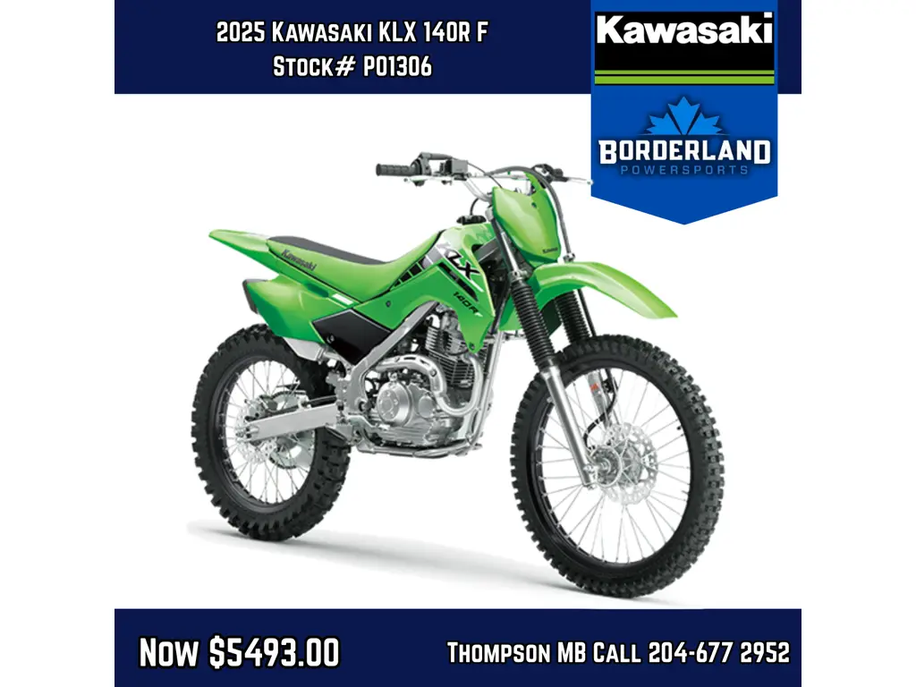 2025 Kawasaki KLX® 140R F-LIME GREEN 