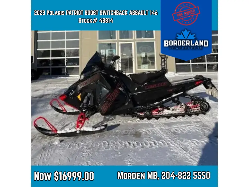 2023 Polaris PATRIOT BOOST SWITCHBACK ASSAULT 146 Patriot Boost 146