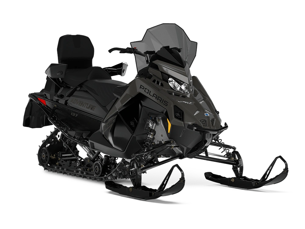 2024 Polaris 650 Indy Adventure 137 650 137 - Gloss Black / Shadow Gray alt