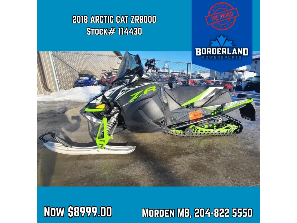 2018 Arctic Cat ZR8000