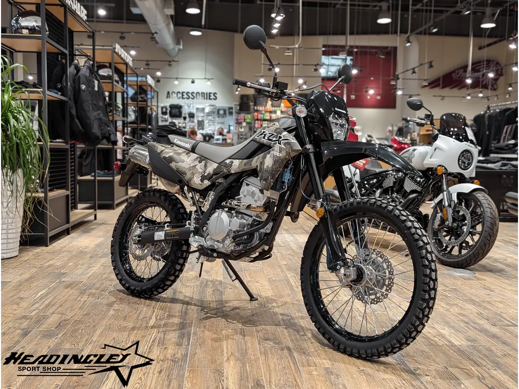 2026 Kawasaki KLX300 // Cypher Camo Beige/Ebony