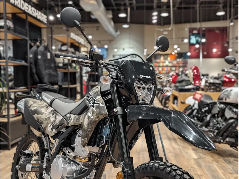 2026 Kawasaki KLX300 // Cypher Camo Beige/Ebony thumbnail 3